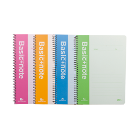 7684 Spiral Soft Cover Ruled Notebook A5/80P