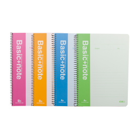 7690 Spiral Soft Cover Ruled Notebook A4/100P