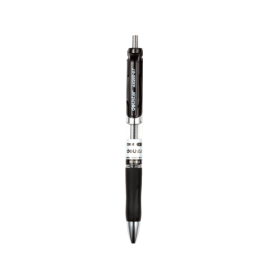 S02 Black Retractable Gel Pen 0.7mm Black