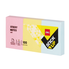 EA01103 Sticky Notes 38×51mm 1.5”×2” 100sheets 3 Color