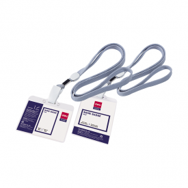 E5757 PVC Lanyard Name Badge Vertical 68×95mm