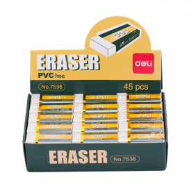 E7536 TPR Eraser 42×17×10mm White