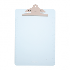 E9252 PS Metal Clip Board A4 Translucent Blue