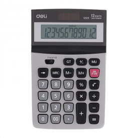 E1222 Calculator 12-digit Metal