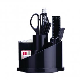 E38251A Rotary Desk Organizer 7 Comp. 16 Accs.