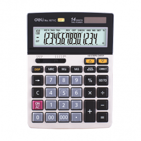 E1671C 150-check Calculator 14-digit Metal