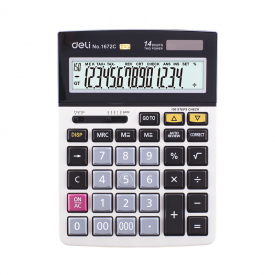 E1672C 150-check Calculator 14-digit Metal