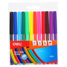 E37169 Felt Pen Washable 1.0mm 12C