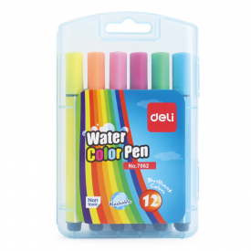 E7062 Felt Pen Washable Box 2.0mm Bright 12C