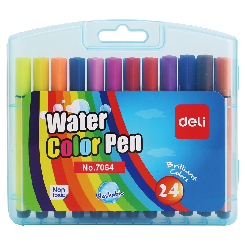 E7064 Felt Pen Washable Box 2.0mm Bright 24C Picture(s)