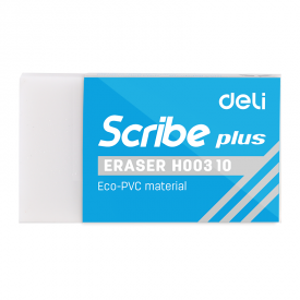 EH00310 Scribe Eraser 40×22×12mm Clean White