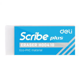 EH00410 Scribe Eraser 60×24×12mm Clean White