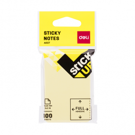 EA02752 Full Adhesive Sticky Note 76×51mm 3”×2” 100sheets Yellow