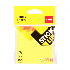 EA02302 Sticky Notes 76×76mm 3”×3” 100sheets 4 Neon Color