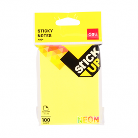 EA02402 Sticky Notes 76×101mm 3”×4” 100sheets 4 Neon Color