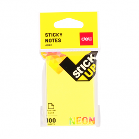 EA02202 Sticky Notes 76×51mm 3”×2” 100sheets 4 Neon Color