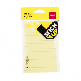 EA00752 To-do Notes 152×101mm 6”×4” 100sheets Yellow