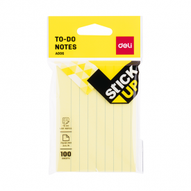 EA00652 To-do Notes 76×101mm 3”×4” 100sheets Yellow