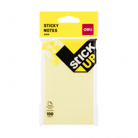 EA00552 Sticky Notes 76×126mm 3”×5” 100sheets Yellow