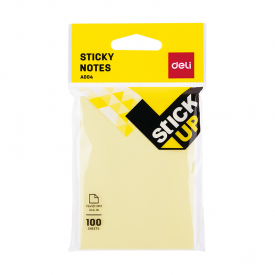 EA00452 Sticky Notes 76×101mm 3”×4” 100sheets Yellow