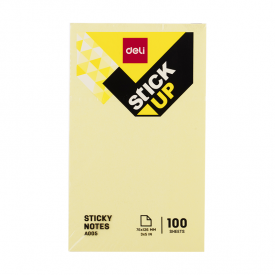 EA00553 Sticky Notes 76×126mm 3”×5” 100sheets Yellow