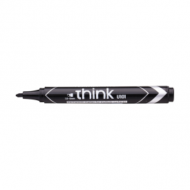 EU10120 Permanent Marker Chisel 1.5-5mm Black