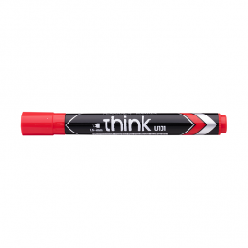 EU10140 Permanent Marker Chisel 1.5-5mm Red