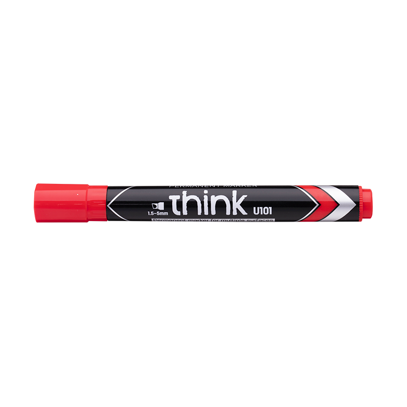 EU10140 Permanent Marker Chisel 1.5-5mm Red Picture(s)