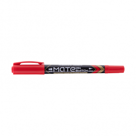 EU10440 2-tip Permanent Marker 0.5mm/1.0mm Red