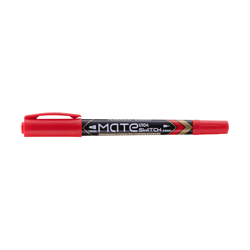 EU10440 2-tip Permanent Marker 0.5mm/1.0mm Red Picture(s)