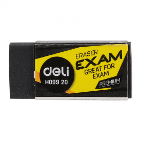 EH09920 Exam Eraser 33×15×12mm Soft 2B Clean Black