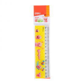 EG01002 PS Cartoon Ruler 15cm