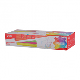 EG00202 PS Ruler Easy-grab 20cm Translucent 3C