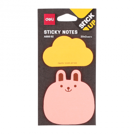 EA55002 Shape Sticky Notes 76×76mm 3”×3” 2×20sheets 4 Neon Color