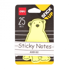 EA55102 Shape Sticky Notes 76×76mm 3”×3” 25sheets 4 Neon Color