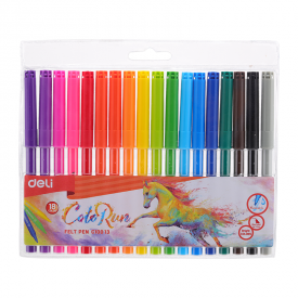 EC10013 Felt Pen Washable 1.0mm 18C