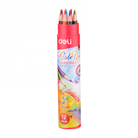 EC00307 Colored Pencil Paper Tube 12C