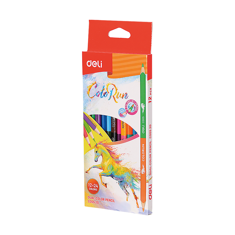 EC00520 Duo Colored Pencil 12pcs 24C Picture(s)