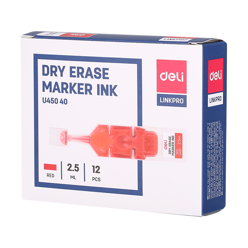 EU45040 Dry Erase Marker Refill Ink 12pcs Red Picture(s)