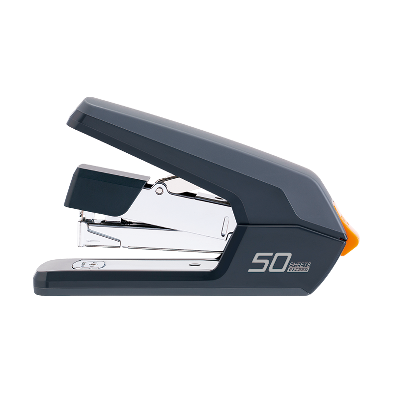 E0371 Black Effortless half Strip Stapler 50sheets White