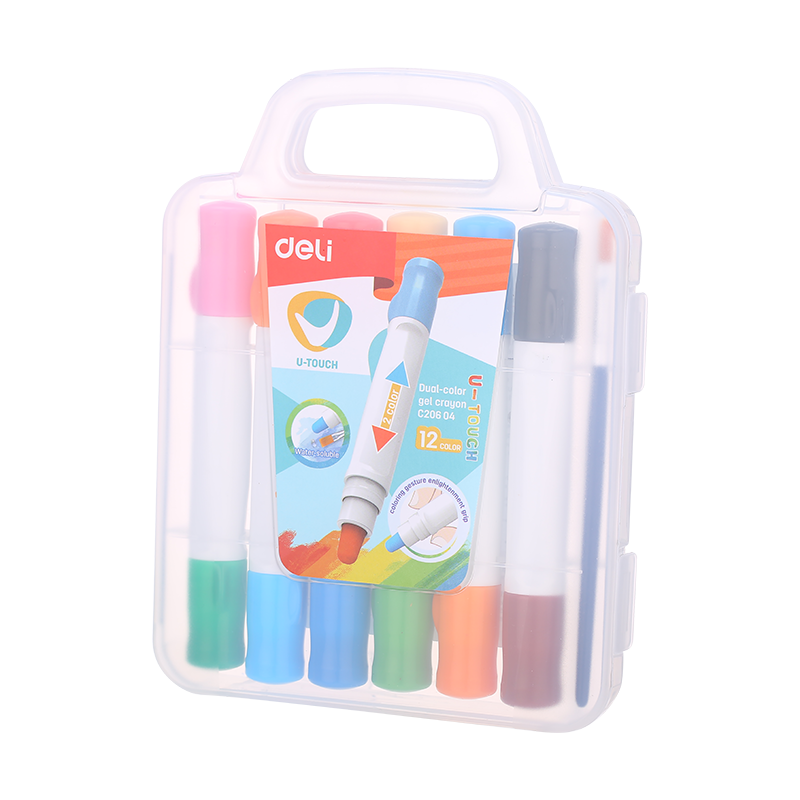 EC20604 Duo Gel Crayon 6pcs 12C